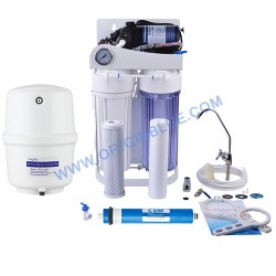 5 stage RO system with Pressure Meter