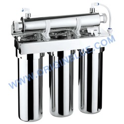 Stainless steel filter with UV