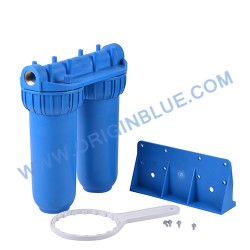 Double stages Water filter blue housing