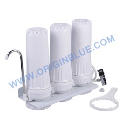 3 stages Water filter one housing clear
