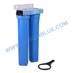 Double stage 20 inch water filter